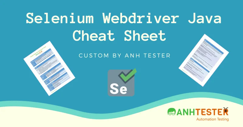 Selenium Webdriver Java Cheat Sheet