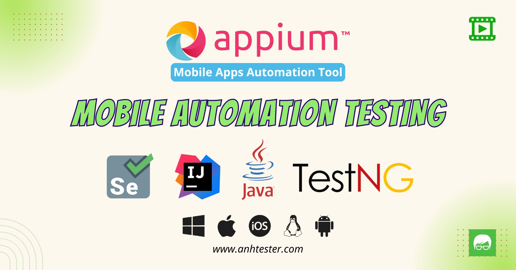 Mobile Automation Testing with Appium and Java (DẠY CODE JAVA) và HỌC QUA VIDEO