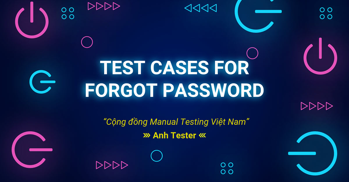 Test Cases for Forgot Password