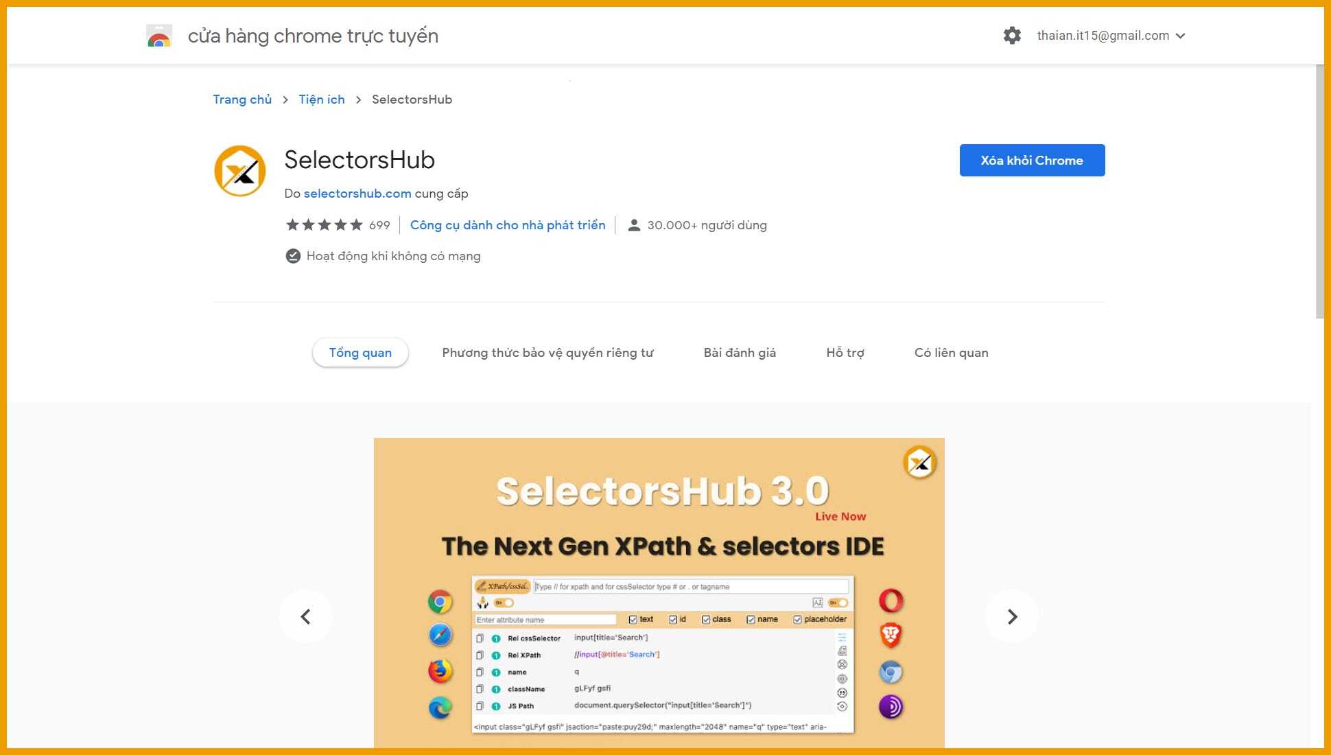 Tool lấy Locators SelectorsHub - Thế hệ mới của ChroPath Tool | Anh Tester
