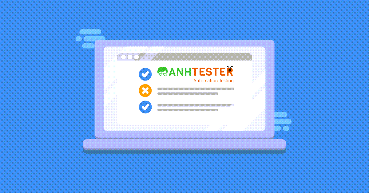 Checklist for Testing Web application